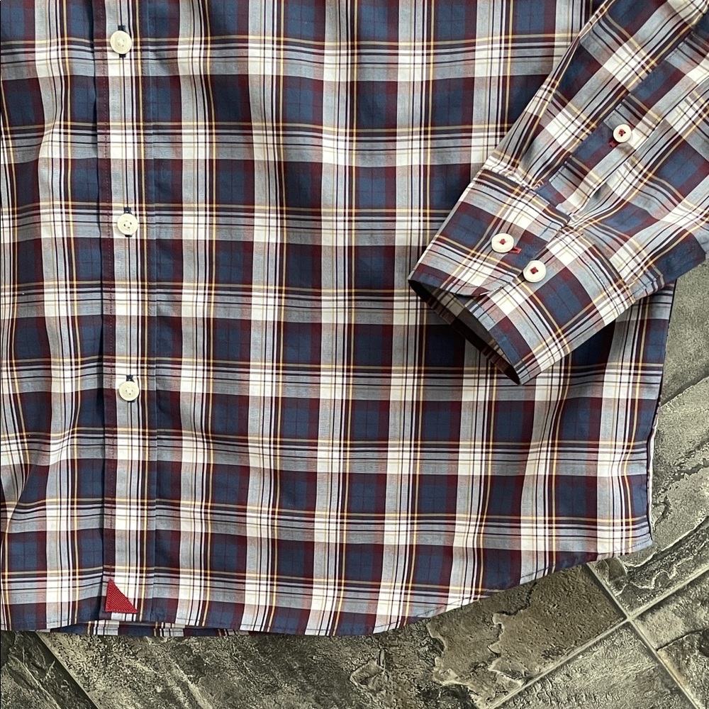 UNTUCKit Men's Wrinkle-Free Preppy Cottagecore Urban Indie Cotton Plaid Shirt - Picture 4 of 12